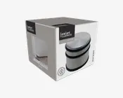 Dørstopper krom H.7,5 cm 