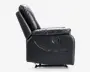Hvilestol med recliner sort