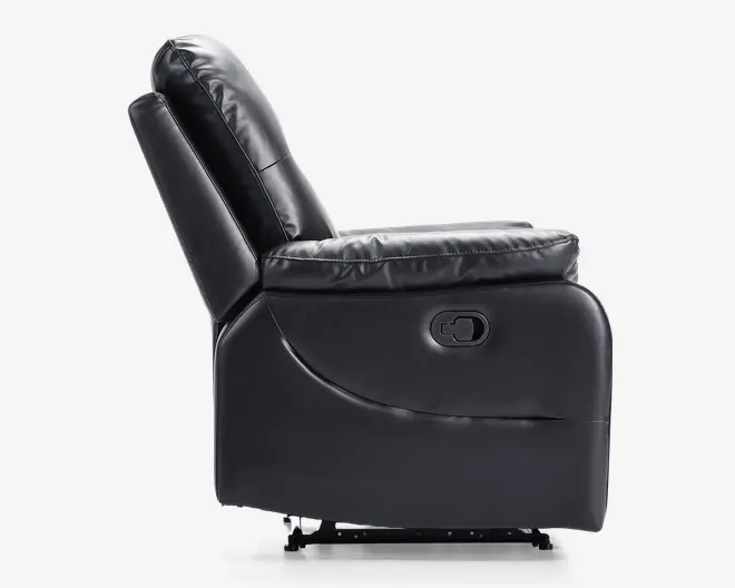 Hvilestol med recliner sort