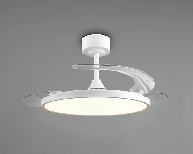 Loftlampe med indbygget ventilator