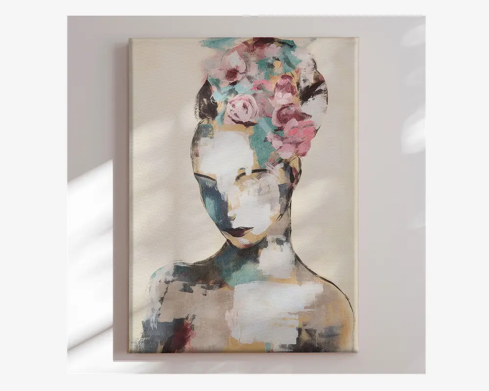 Billede Pink lady 60x80 cm 