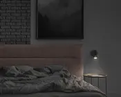 Spot 1xGU10 sort L.8 cm