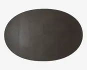 Dækkeserviet Oval Mørk Brun 30x45 cm