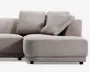 Sofa U-shape Taupe venstrevendt