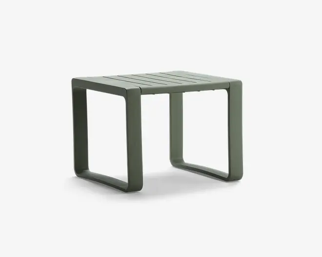 Loungesæt grøn plast 5 dele