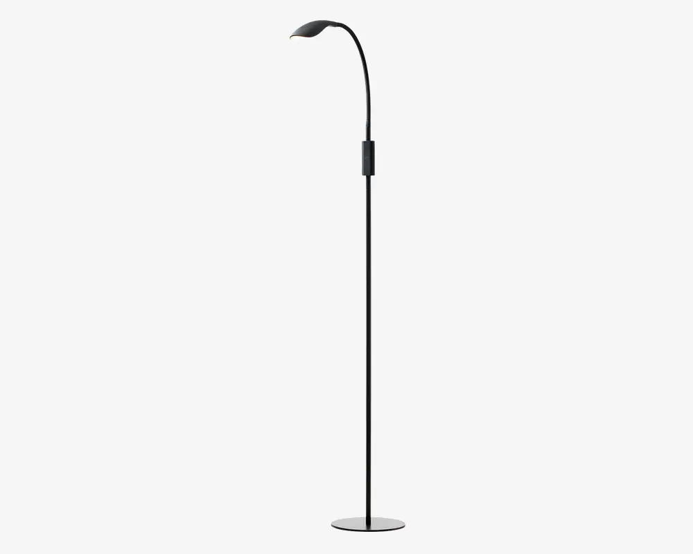 Gulvlampe Mamba med lysdæmper H.150 cm 