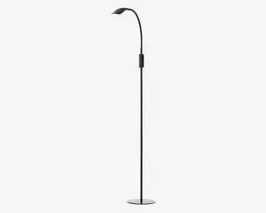 Gulvlampe Mamba med lysdæmper H.150 cm 