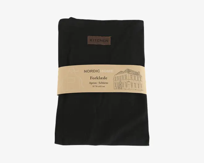 Forklæde i sort