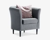Lænestol Flash Grå Solid