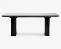 Sofabord sort eg 60 x 120 cm