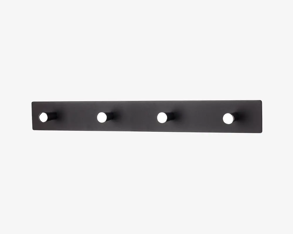 Knagerække Melody 4 inox/krom