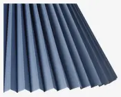 Plisseskærm blå 21 cm