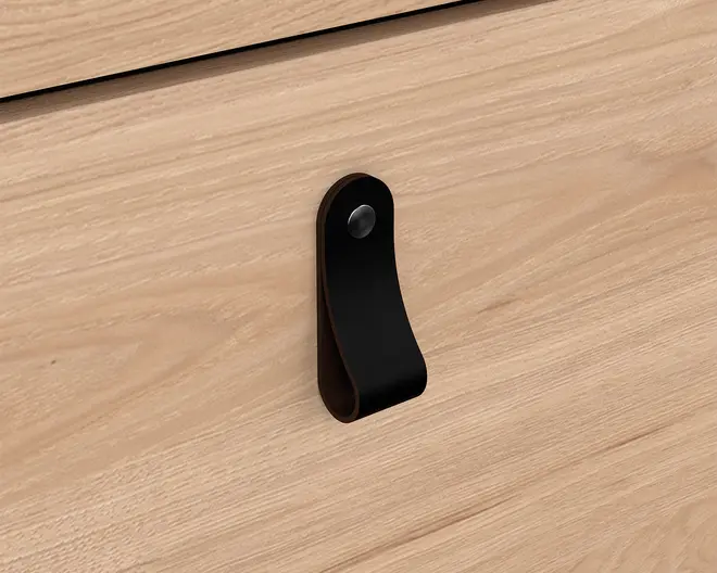 Skrivebord Madrid lys eg kunstfiner