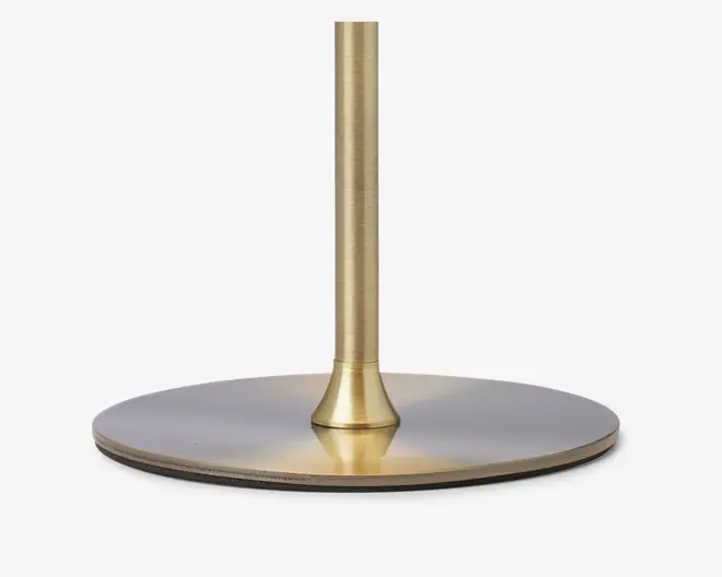 Bordlampe Boogie antik messing H.25 cm 