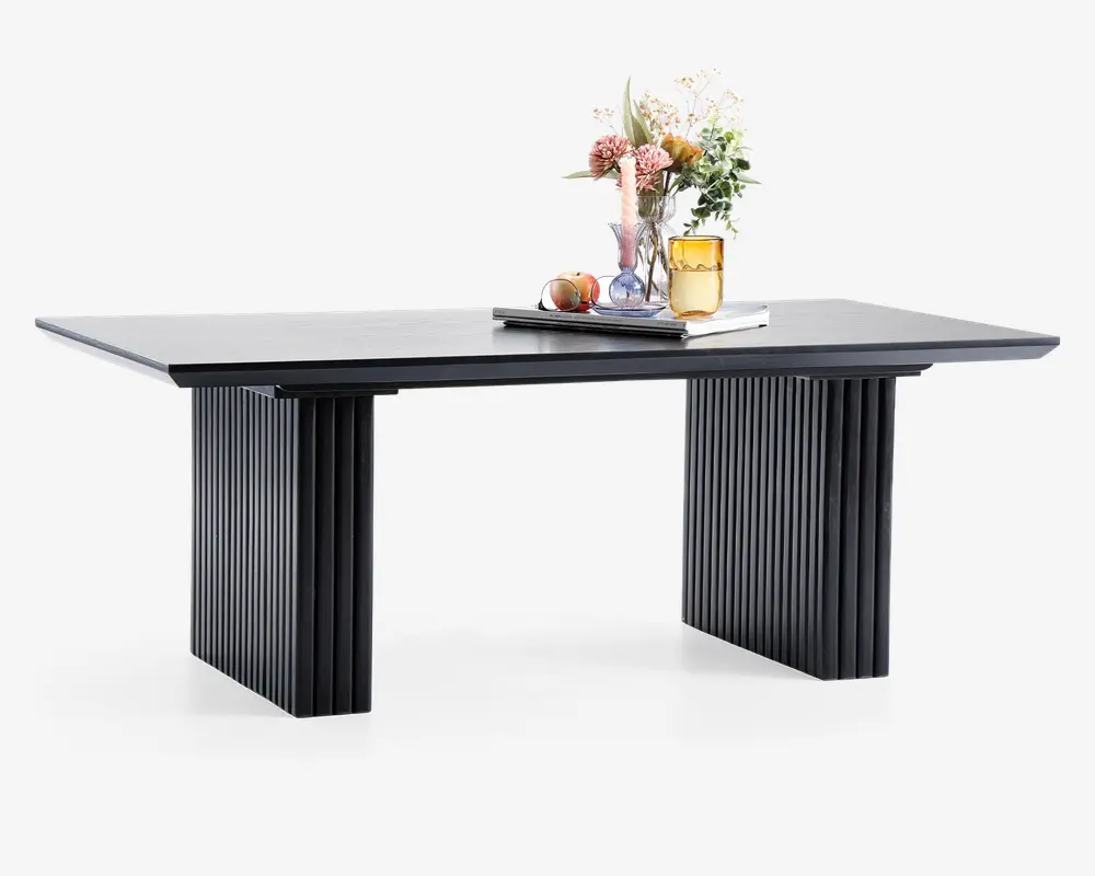 Sofabord sort eg 60 x 120 cm