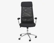 Kontorstol Sort Mesh/Krom Fod 