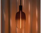 Deko pære Beam smoked E27 Ø.14 cm