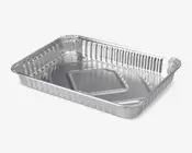Alubakke stor 4 stk.