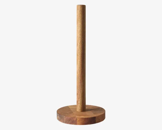 Køkkenrulleholder Sildeben Acacie Træ H.30,5cm