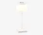 Bordlampe Sanchez mat hvid H.30 cm 