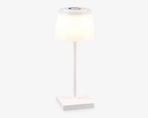 Bordlampe Sanchez mat hvid H.30 cm