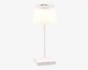 Bordlampe Sanchez mat hvid H.30 cm