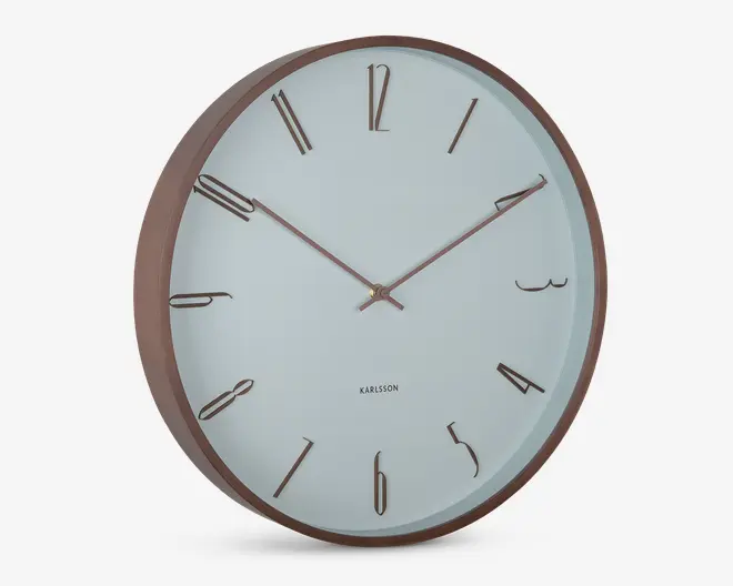 Vægur Scandia blå Ø.40 cm