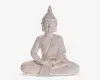Figur buddha siddende H.52,3 cm 