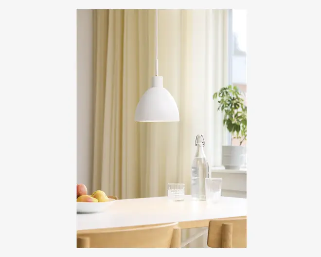 Loftlampe Rock hvid Ø.20 cm