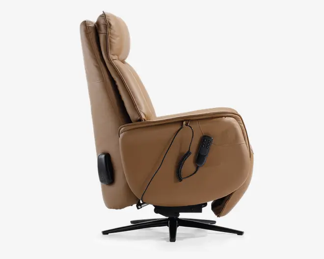 Stol m/indbygget skammel og løftefunktion