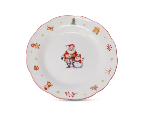 Juletallerken assorteret Ø.19 cm