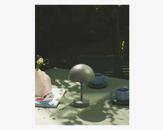 Bordlampe Ellen batteri grøn