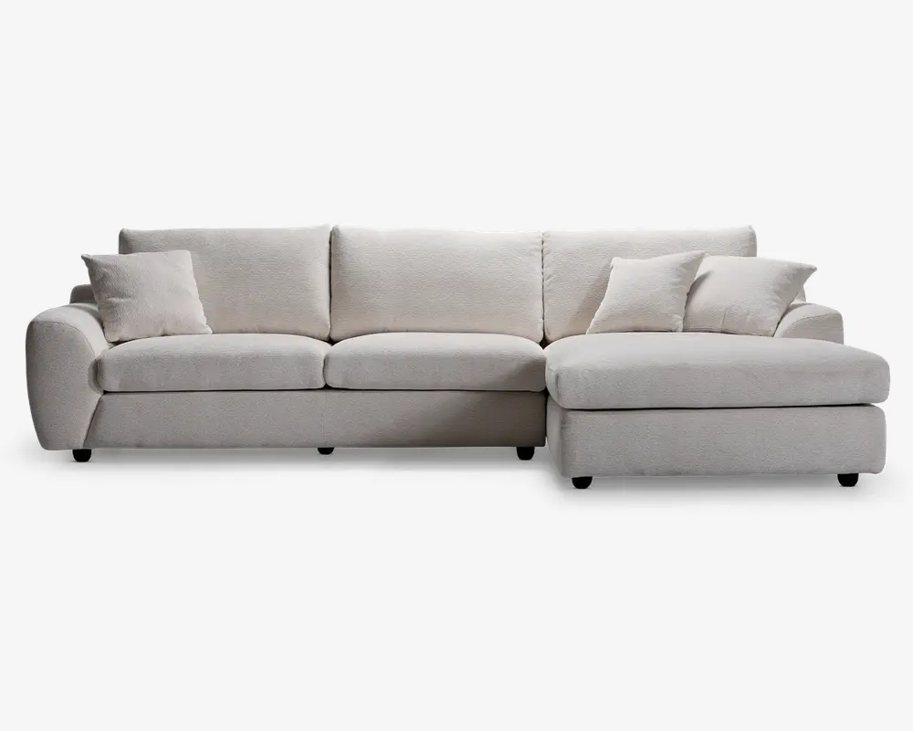 Sofa med XL-chaiselong højre