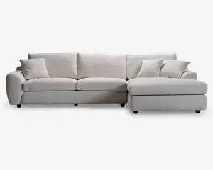 Sofa med XL-chaiselong højre