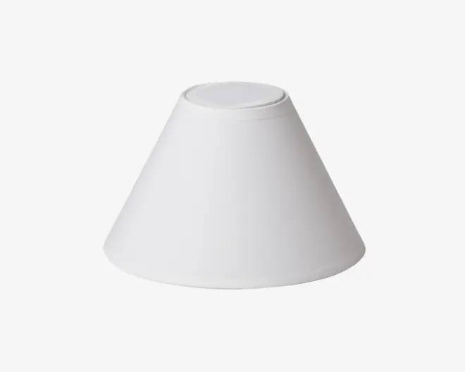 Skærm Emma Casa H. 12 cm Hvid