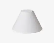 Skærm Emma Casa H. 12 cm Hvid