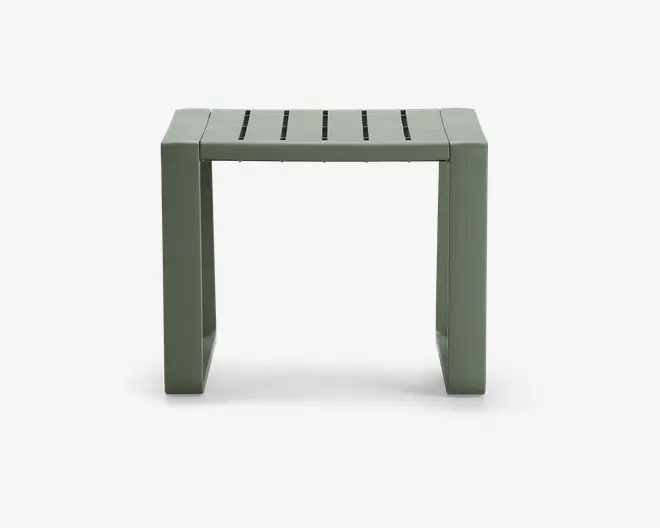 Loungesæt grøn plast 5 dele