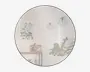Spejl Cirkel Sort Ø.100 cm