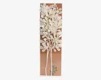 Gren Hvid Glitter 2stk H.30cm