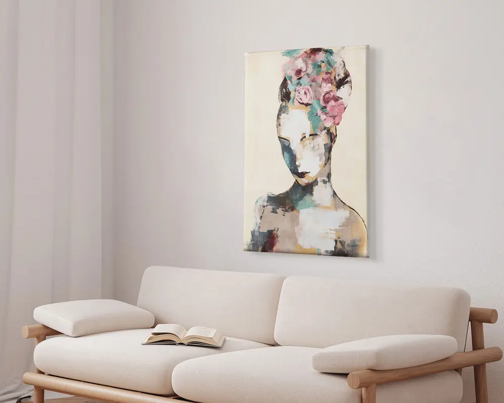 Billede Pink lady 60x80 cm 