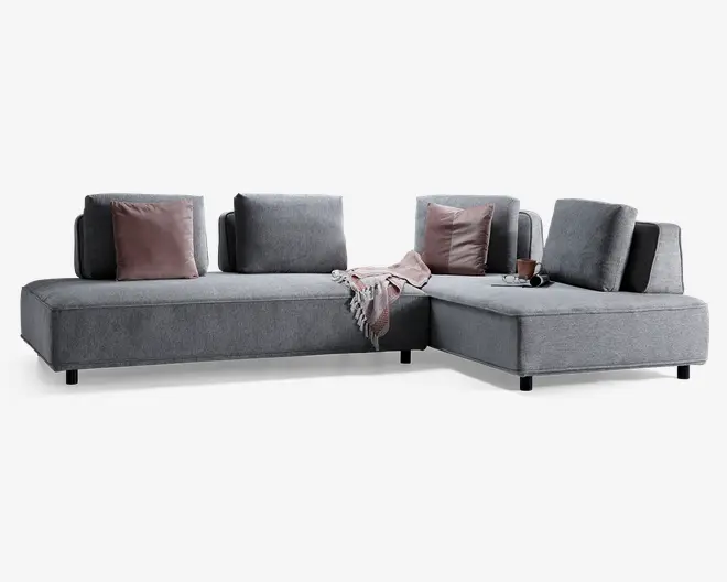 Sofa/sovesofa med løse rygstykker