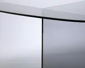 Sofabord røgfarvet glas 80x80 cm