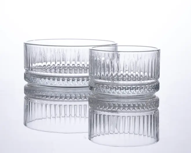 Skål crystalline glas Ø.13 cm 