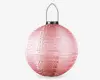 Solar rispapirlampe pink Ø.30 cm 