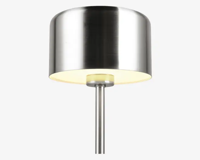 Bordlampe Jeff nikkel H.30 cm 