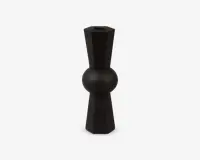 Lysestage Geo Count sort H.20 cm 