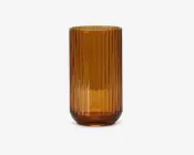 Lyngby vase glas amber H.20 cm 