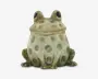 Keramik frø grøn H.13 cm 