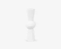 Lysestage Geo Count hvid H.20 cm 