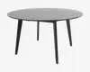 Spisebord Roxby Ø. 140 cm sort